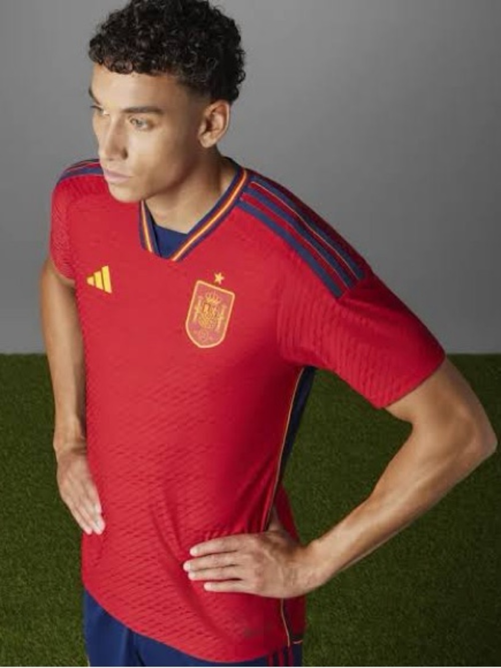 NWT Adidas Spain National Team HOME PLAYER VERSION Soccer Jersey WORLD CUP 22 - Picture 2 of 3
